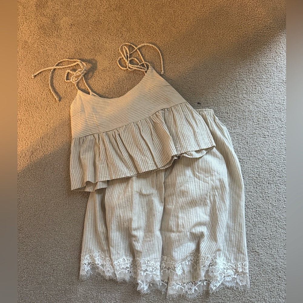 2pc POL skirt set